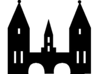 Sticker Custom Preview Image #055565 Fantasy Medieval Images Castle Silhouette24