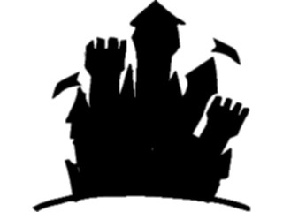 Sticker Custom Preview Image #055570 Fantasy Medieval Images Castle Silhouette29