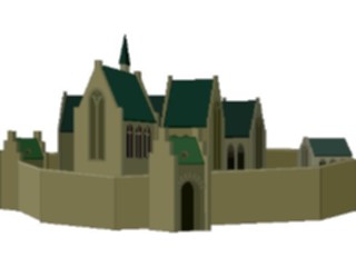 Sticker Custom Preview Image #055578 Fantasy Medieval Images Castlewith Wall