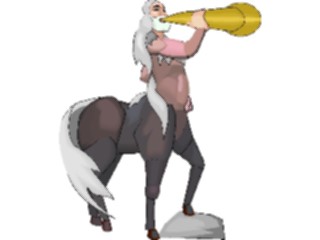 Sticker Custom Preview Image #055596 Fantasy Medieval Images Centaurwith Horn