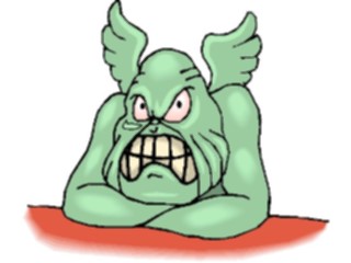 Sticker Custom Preview Image #055684 Fantasy Medieval Images Creature Angry1