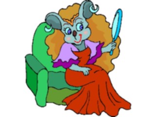Sticker Custom Preview Image #055707 Fantasy Medieval Images Creaturewith Mirror1