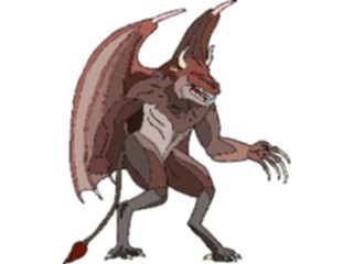 Sticker Custom Preview Image #055730 Fantasy Medieval Images Demon2