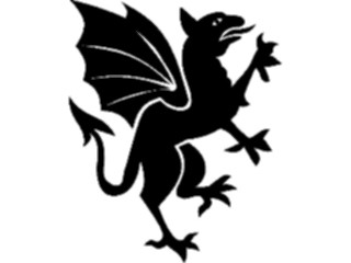 Sticker Custom Preview Image #055774 Fantasy Medieval Images Dragon025