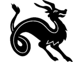 Sticker Custom Preview Image #055784 Fantasy Medieval Images Dragon035