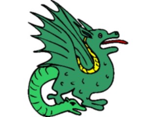 Sticker Custom Preview Image #055799 Fantasy Medieval Images Dragon050