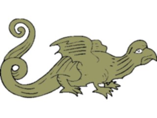 Sticker Custom Preview Image #055800 Fantasy Medieval Images Dragon051