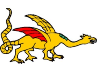 Sticker Custom Preview Image #055801 Fantasy Medieval Images Dragon052