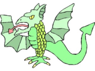 Sticker Custom Preview Image #055826 Fantasy Medieval Images Dragon077