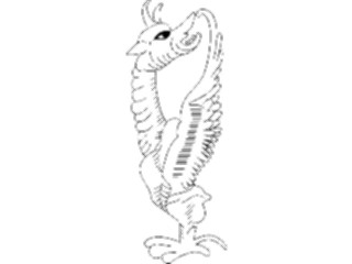Sticker Custom Preview Image #055901 Fantasy Medieval Images Dragon Design1