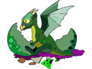 Sticker Custom Preview Image #055913 Fantasy Medieval Images Dragon Hatching2