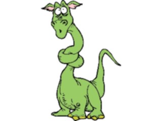 Sticker Custom Preview Image #055916 Fantasy Medieval Images Dragon Neck Tied