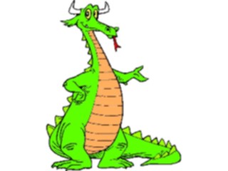 Sticker Custom Preview Image #055918 Fantasy Medieval Images Dragon Presenting