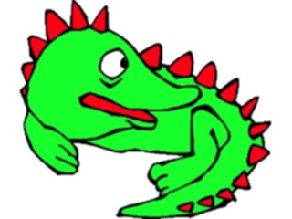 Sticker Custom Preview Image #055923 Fantasy Medieval Images Dragon Scared