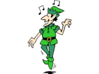 Sticker Custom Preview Image #055967 Fantasy Medieval Images Elf Dancing