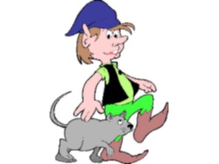 Sticker Custom Preview Image #055972 Fantasy Medieval Images Elf Pet Rat