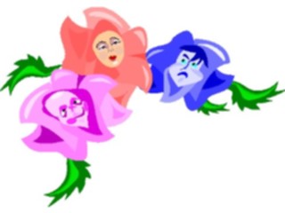 Sticker Custom Preview Image #056172 Fantasy Medieval Images Flowers Emotions