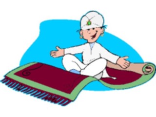 Sticker Custom Preview Image #056174 Fantasy Medieval Images Flying Carpet2