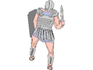 Sticker Custom Preview Image #056179 Fantasy Medieval Images Footman Roman2