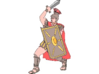 Sticker Custom Preview Image #056180 Fantasy Medieval Images Footman Roman3