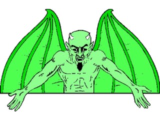 Sticker Custom Preview Image #056195 Fantasy Medieval Images Gargoyle02