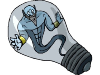 Sticker Custom Preview Image #056218 Fantasy Medieval Images Geniein Light Bulb