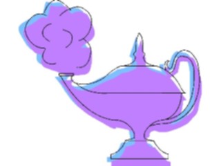 Sticker Custom Preview Image #056223 Fantasy Medieval Images Genie Lamp3
