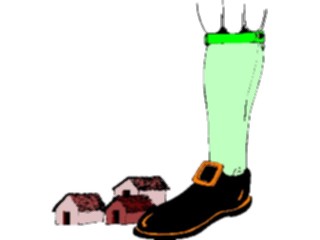 Sticker Custom Preview Image #056236 Fantasy Medieval Images Giant Leg