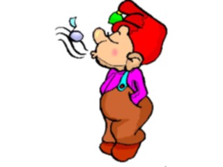 Sticker Custom Preview Image #056260 Fantasy Medieval Images Gnome Whistling