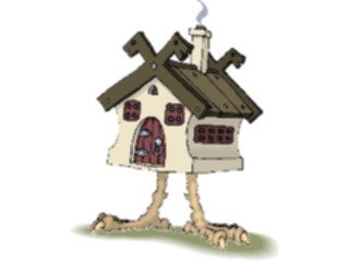 Sticker Custom Preview Image #056359 Fantasy Medieval Images Housewith Chicken Legs