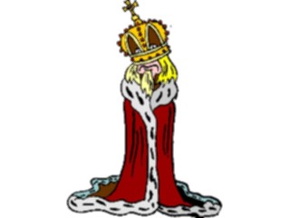 Sticker Custom Preview Image #056392 Fantasy Medieval Images King Big Crown