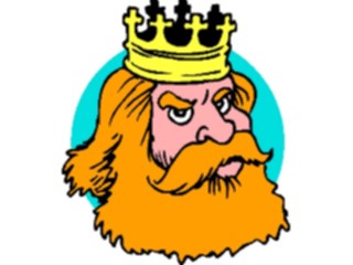 Sticker Custom Preview Image #056395 Fantasy Medieval Images King Face1