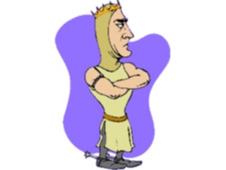 Sticker Custom Preview Image #056401 Fantasy Medieval Images King Muscular