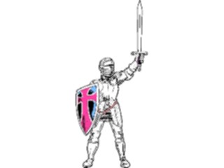 Sticker Custom Preview Image #056438 Fantasy Medieval Images Knight06