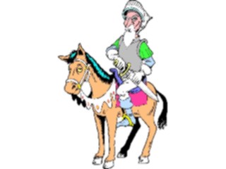 Sticker Custom Preview Image #056501 Fantasy Medieval Images Knighton Horse1