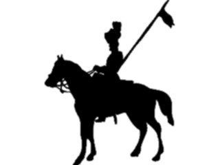 Sticker Custom Preview Image #056514 Fantasy Medieval Images Knight Silhouette04