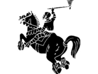 Sticker Custom Preview Image #056520 Fantasy Medieval Images Knight Silhouette10