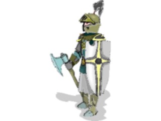 Sticker Custom Preview Image #056528 Fantasy Medieval Images Knightwith Axe Shield