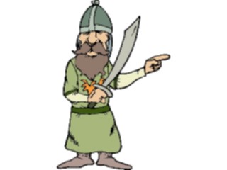 Sticker Custom Preview Image #056541 Fantasy Medieval Images Knightwith Sword02