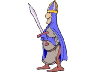 Sticker Custom Preview Image #056543 Fantasy Medieval Images Knightwith Sword04