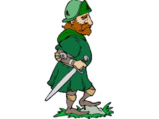 Sticker Custom Preview Image #056545 Fantasy Medieval Images Knightwith Sword06