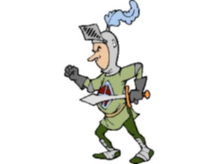 Sticker Custom Preview Image #056546 Fantasy Medieval Images Knightwith Sword07