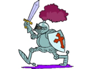 Sticker Custom Preview Image #056548 Fantasy Medieval Images Knightwith Sword09