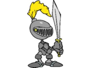 Sticker Custom Preview Image #056549 Fantasy Medieval Images Knightwith Sword10