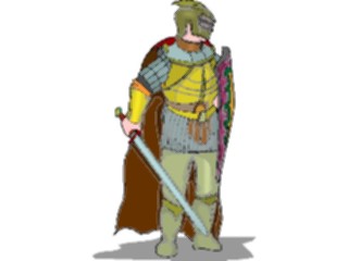 Sticker Custom Preview Image #056551 Fantasy Medieval Images Knightwith Sword12