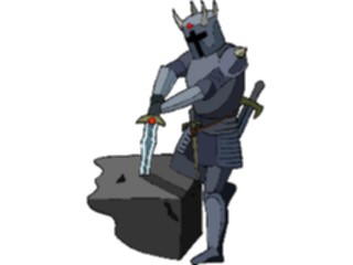 Sticker Custom Preview Image #056553 Fantasy Medieval Images Knightwith Sword14