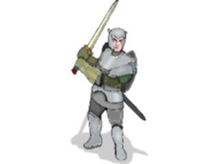 Sticker Custom Preview Image #056558 Fantasy Medieval Images Knightwith Sword19