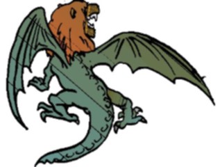 Sticker Custom Preview Image #056576 Fantasy Medieval Images Lion Beast