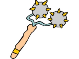 Sticker Custom Preview Image #056597 Fantasy Medieval Images Mace2