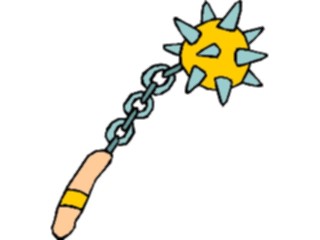Sticker Custom Preview Image #056598 Fantasy Medieval Images Mace3